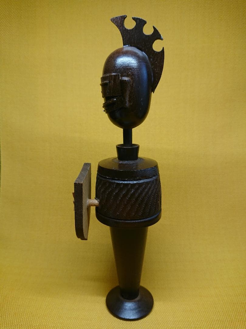 人形　戦士　木製　北欧　オブジェ　置物　インテリア　工芸品　美術品　A1211
