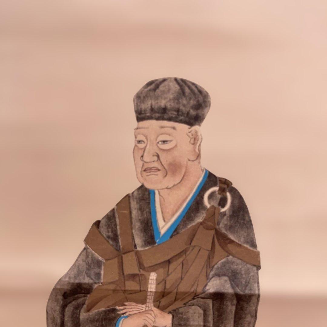 千利休像掛軸　利休　茶道具