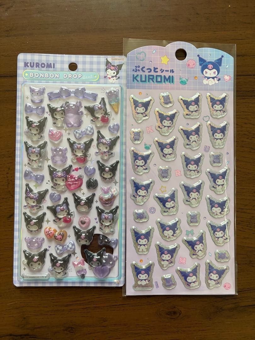 【正規品】サンリオウォーターインシールボンボンドロップシールクロミ5枚セット