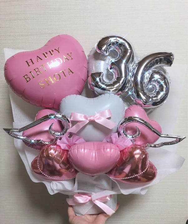 バルーンギフト　推し　バルーンアレンジ  誕生日　生誕祭　バルーン