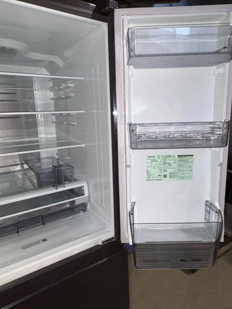 ☆GL22【山口県下松市】 冷蔵庫 東芝 GR-V600FZS　23年600L
