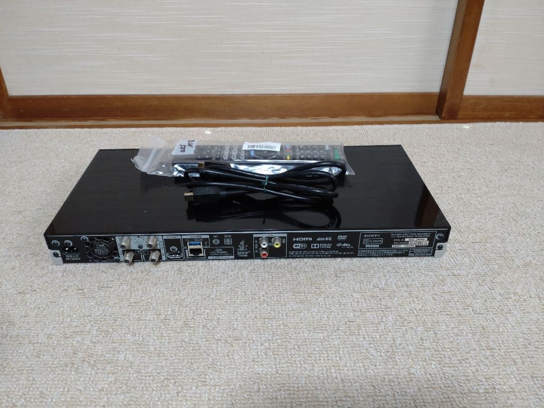 4Kカメラ取込/2番組同時録画 ソニー ブルーレイレコーダー　BDZ-ZW500