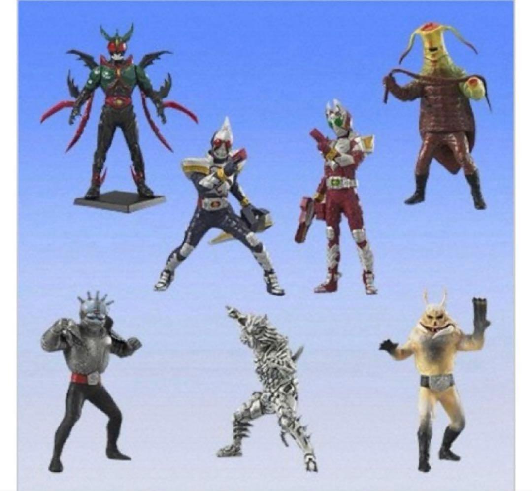 【台紙付き】ガシャポン HG仮面ライダー 運命のカード ７種セット