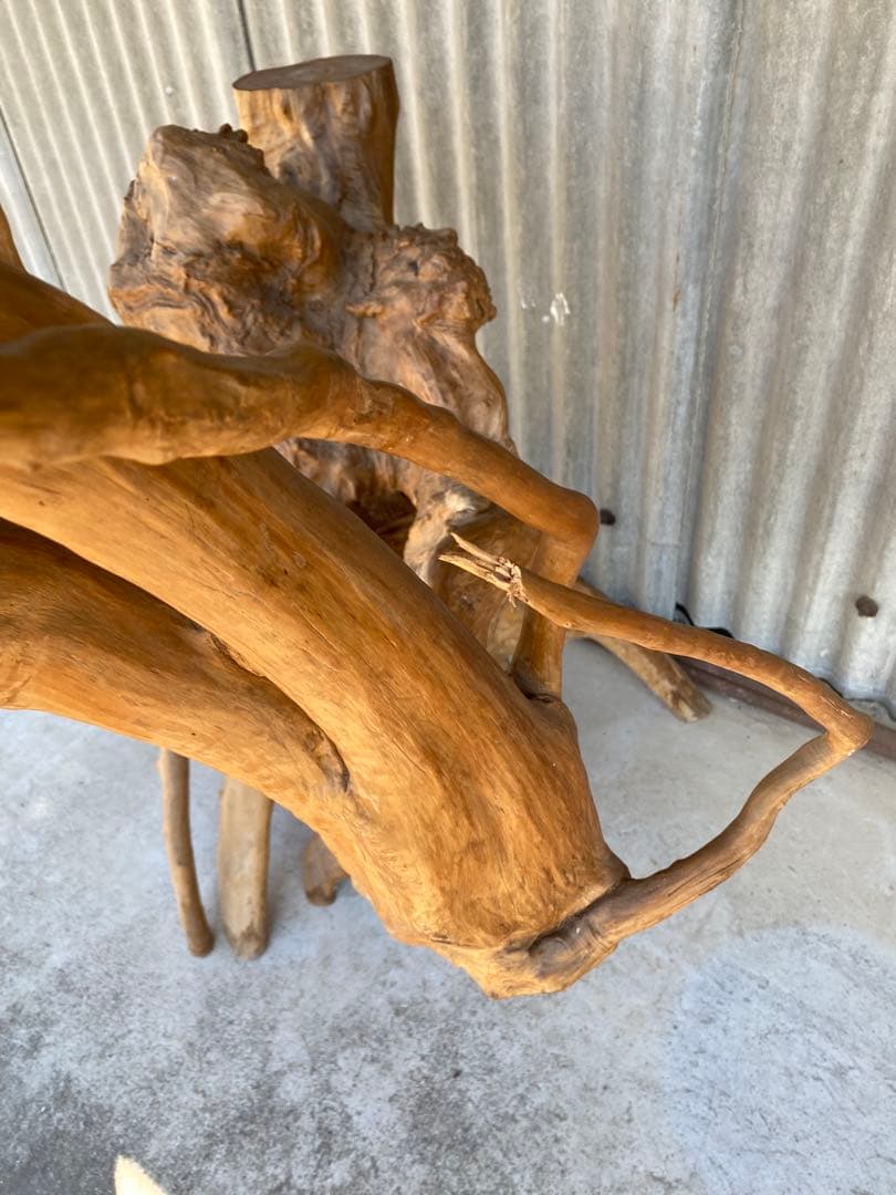 木の根 大型　花台　天然木　床の間　飾り台　オブジェ 和風　置物　木製