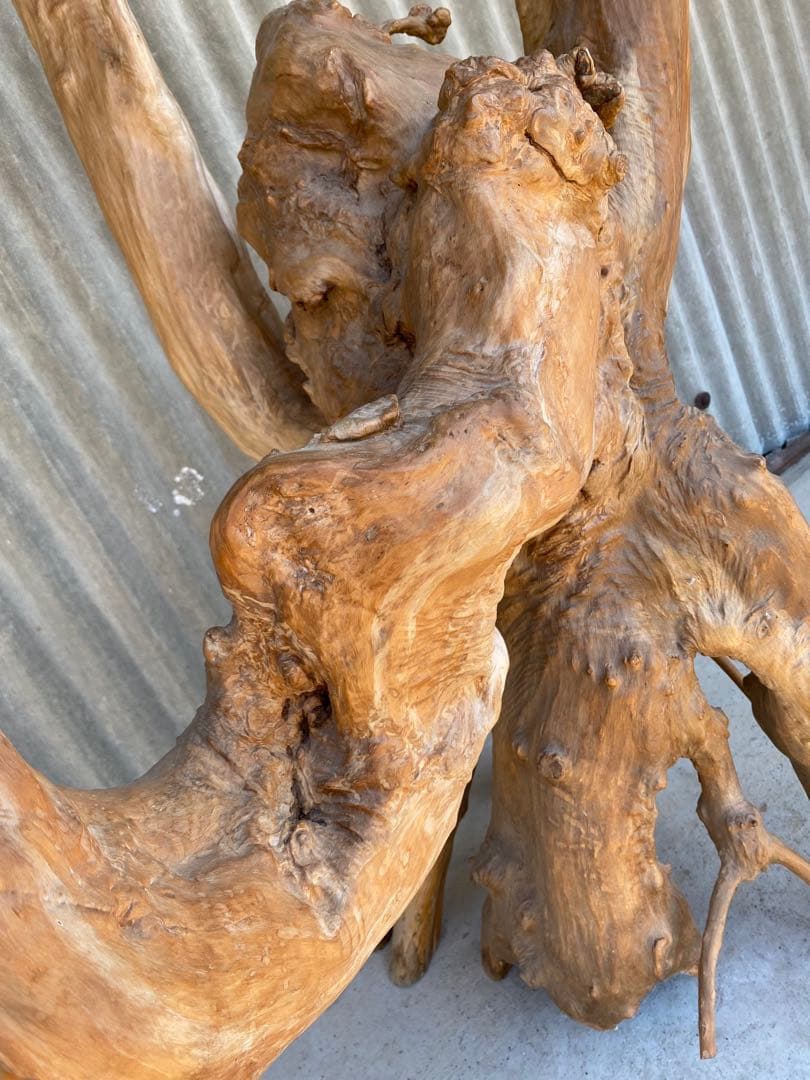 木の根 大型　花台　天然木　床の間　飾り台　オブジェ 和風　置物　木製