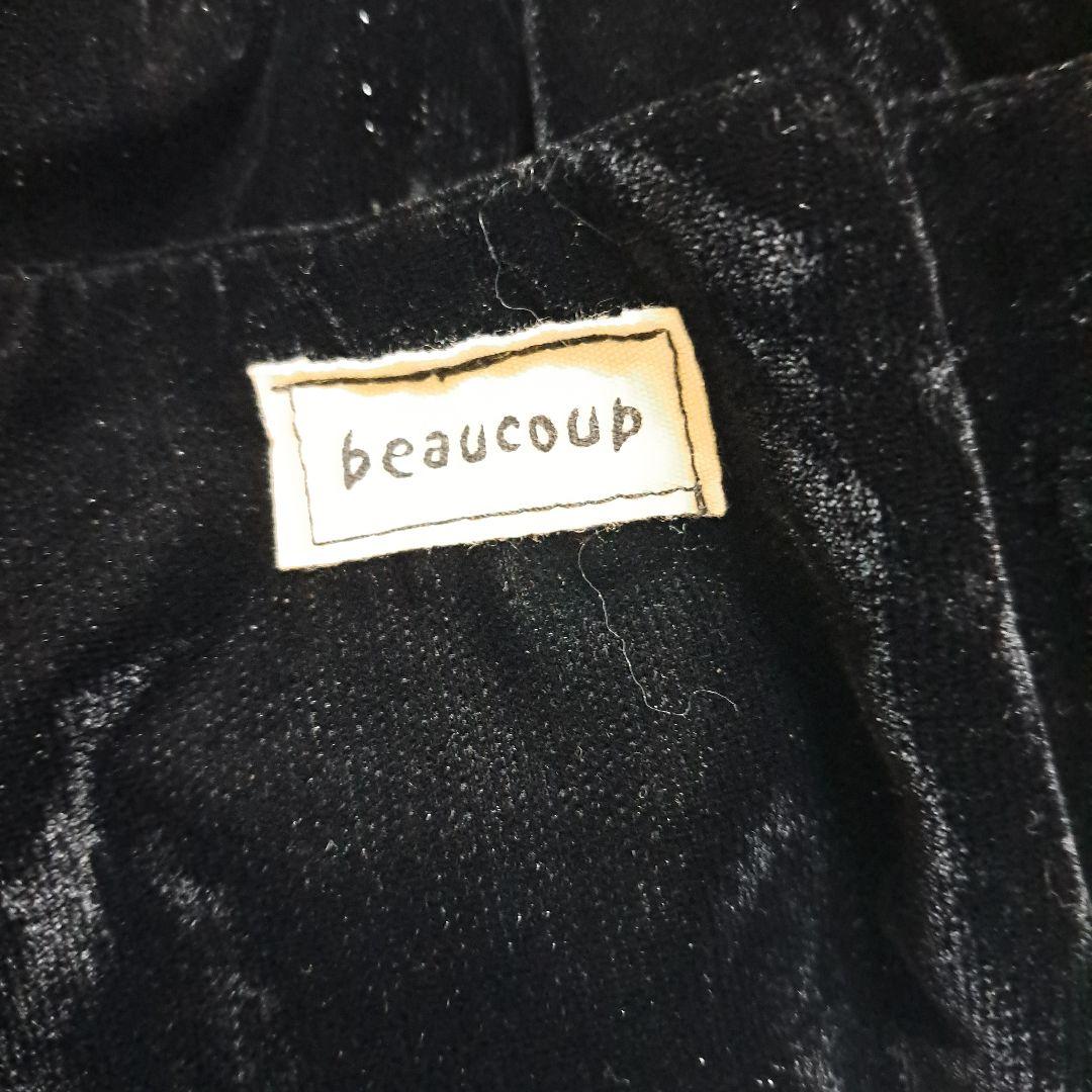 beaucoup　ボクゥ　フラワーモチーフ ハンドバッグ