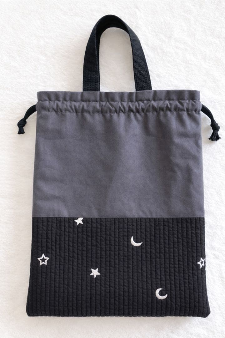 入園.入学 ヌビ刺繍レッスンバッグ・シューズバック・お着替え袋 3点セット