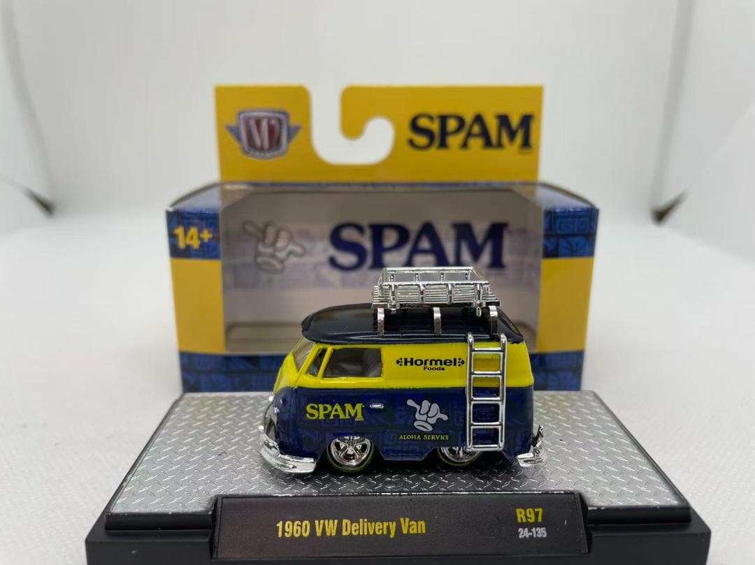 ミニカー 4R-6001 M2 1/64 1960 VW Delivery Van R97