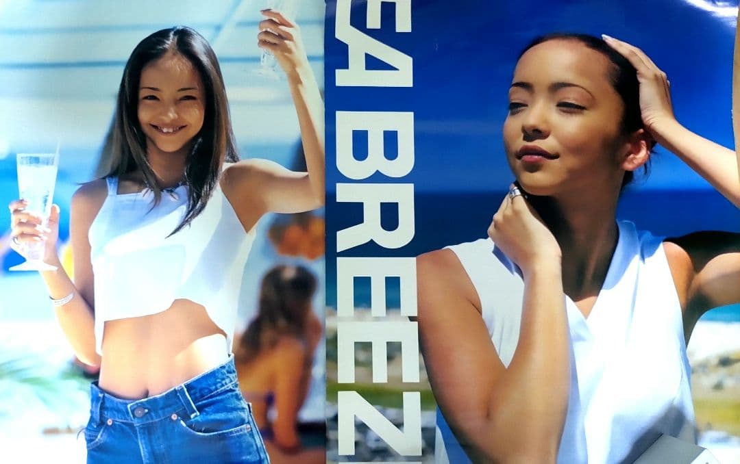 ♡安室奈美恵♡シーブリーズ✨ポスター２枚セット✨レア物✨