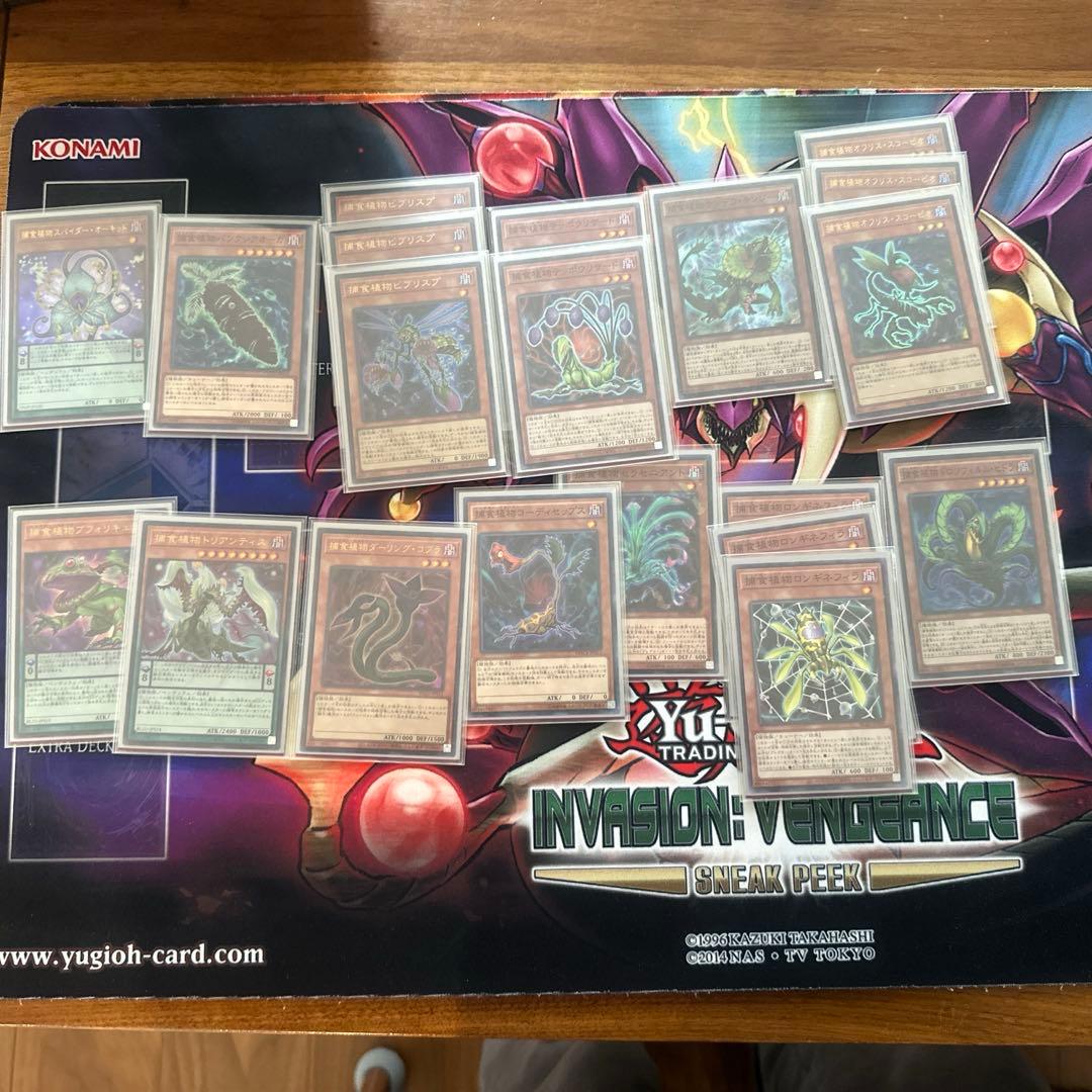 遊戯王　捕食植物デッキ　高レアリティ　引退品　おまけ付き