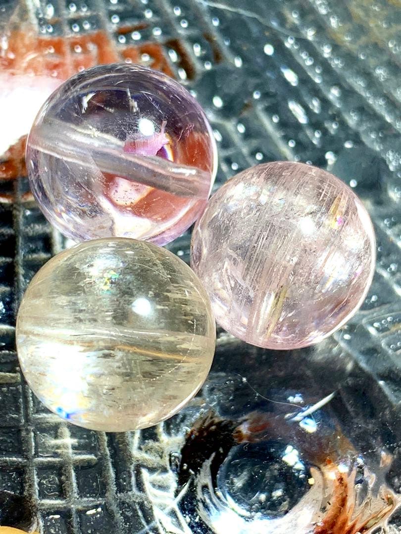 美玉クンツァイト♡♡サービス品 12～13ミリ前後