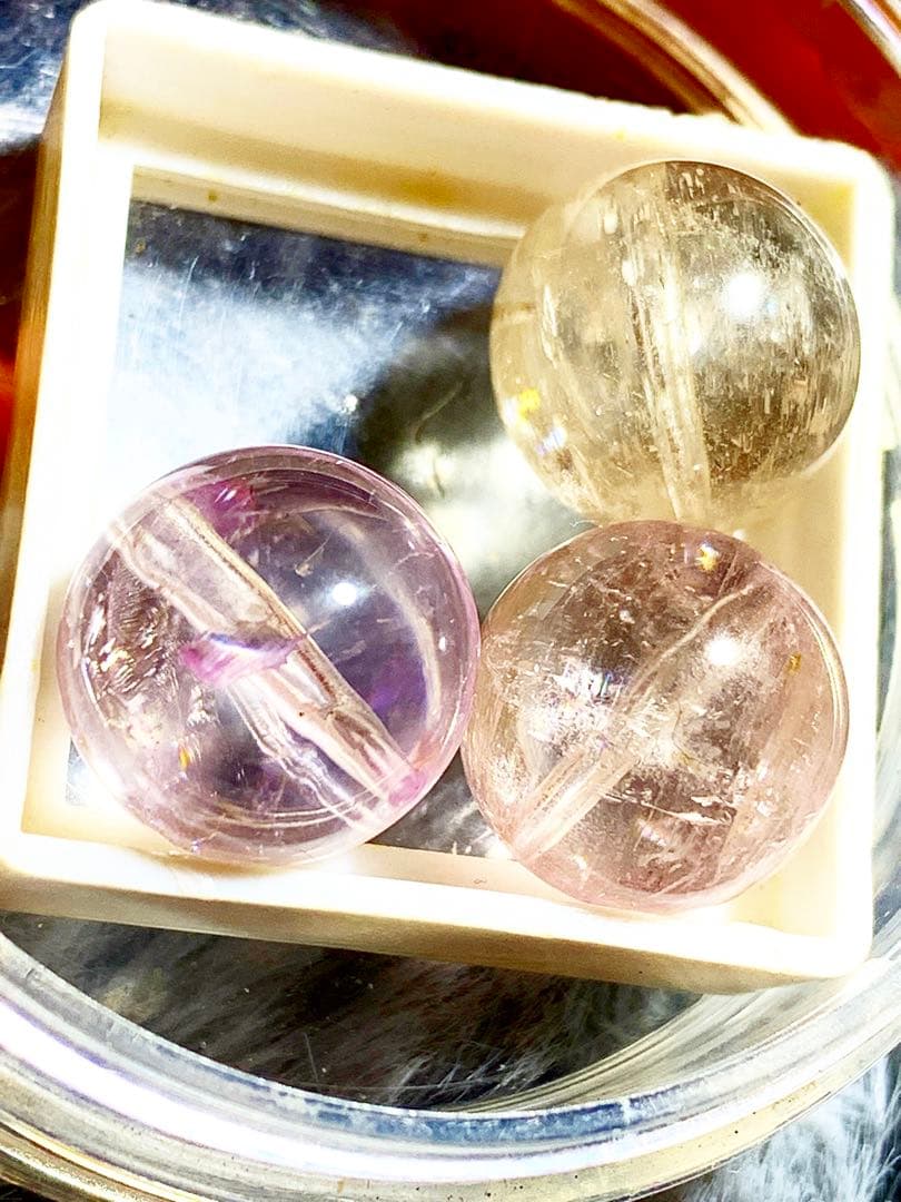 美玉クンツァイト♡♡サービス品 12～13ミリ前後