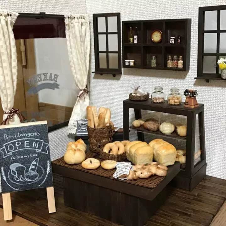 ブライスドールハウス　本物パンのパン屋さん　ブライスちゃんもご一緒にどうぞ