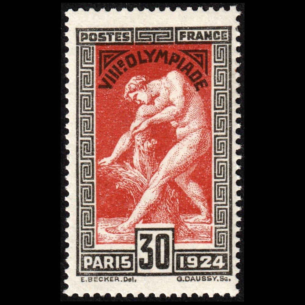 パリ五輪の切手（フランス 1924年）