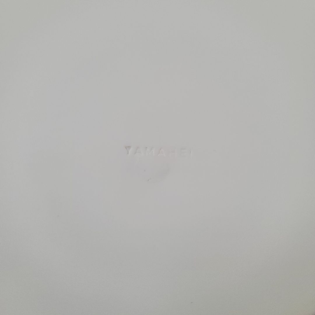 やま平窯 シャーレプレート22cm ブルー吹白泡 ２ＳＥＴ