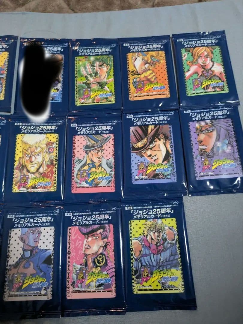 ジョジョの奇妙な冒険 25周年 メモリアルカード 20枚セット