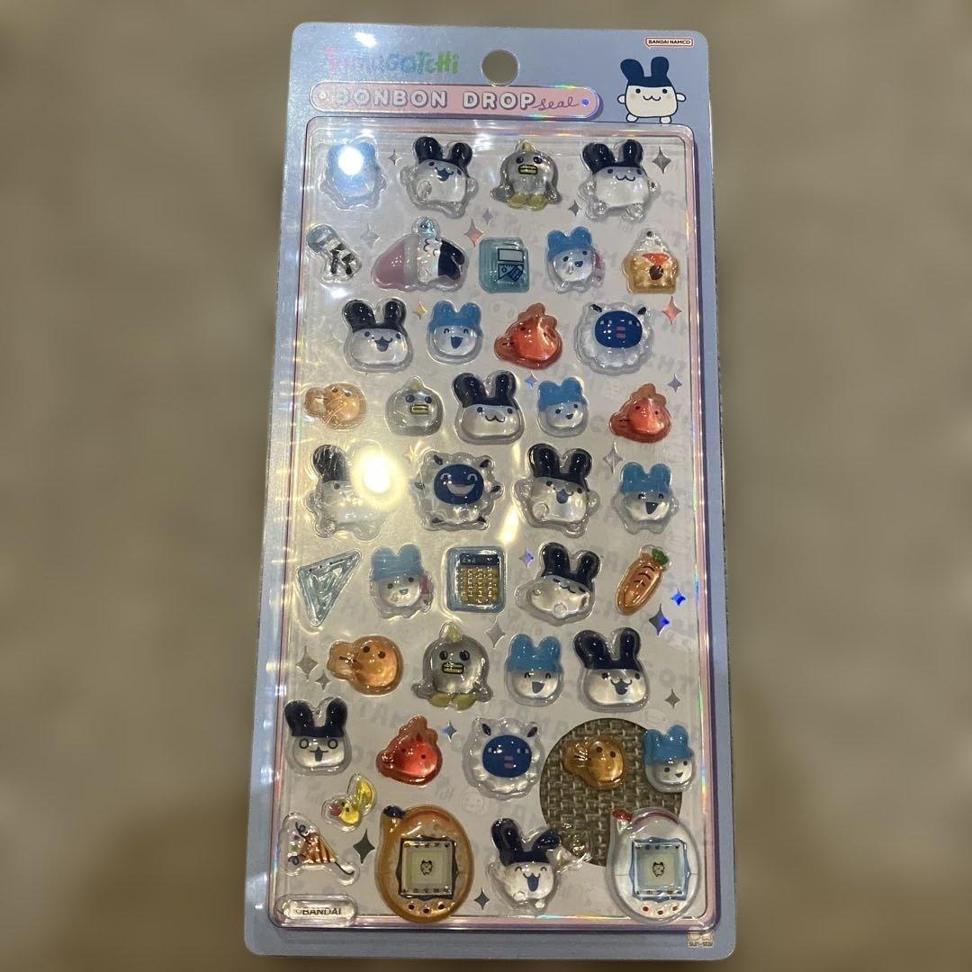 正規品⭐︎たまごっちボンボンドロップシール4枚⭐︎みみっちくちぱっちめめっちまめっち