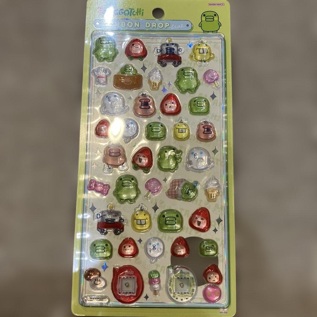正規品⭐︎たまごっちボンボンドロップシール4枚⭐︎みみっちくちぱっちめめっちまめっち