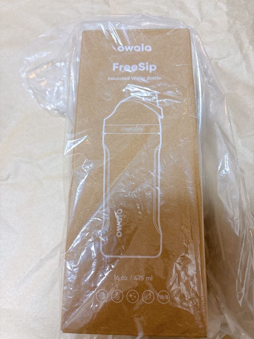 超人気完売品！ 新品 owala FreeSip 16ozバニービジネス