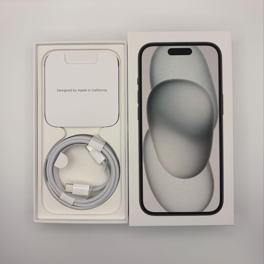 【最終値下げ】Apple iPhone 15 ブラック 本体 箱付 256GB