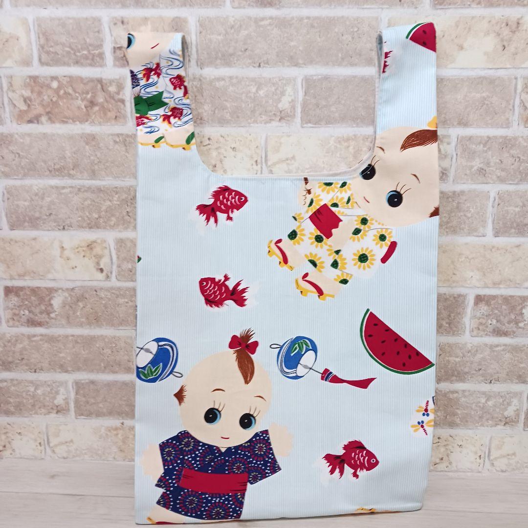 ハンドメイド•ショルダーバッグ•トートバッグ•エコバッグ•キューピーちゃん