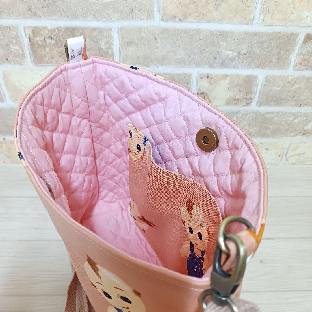 ハンドメイド•ショルダーバッグ•トートバッグ•エコバッグ•キューピーちゃん