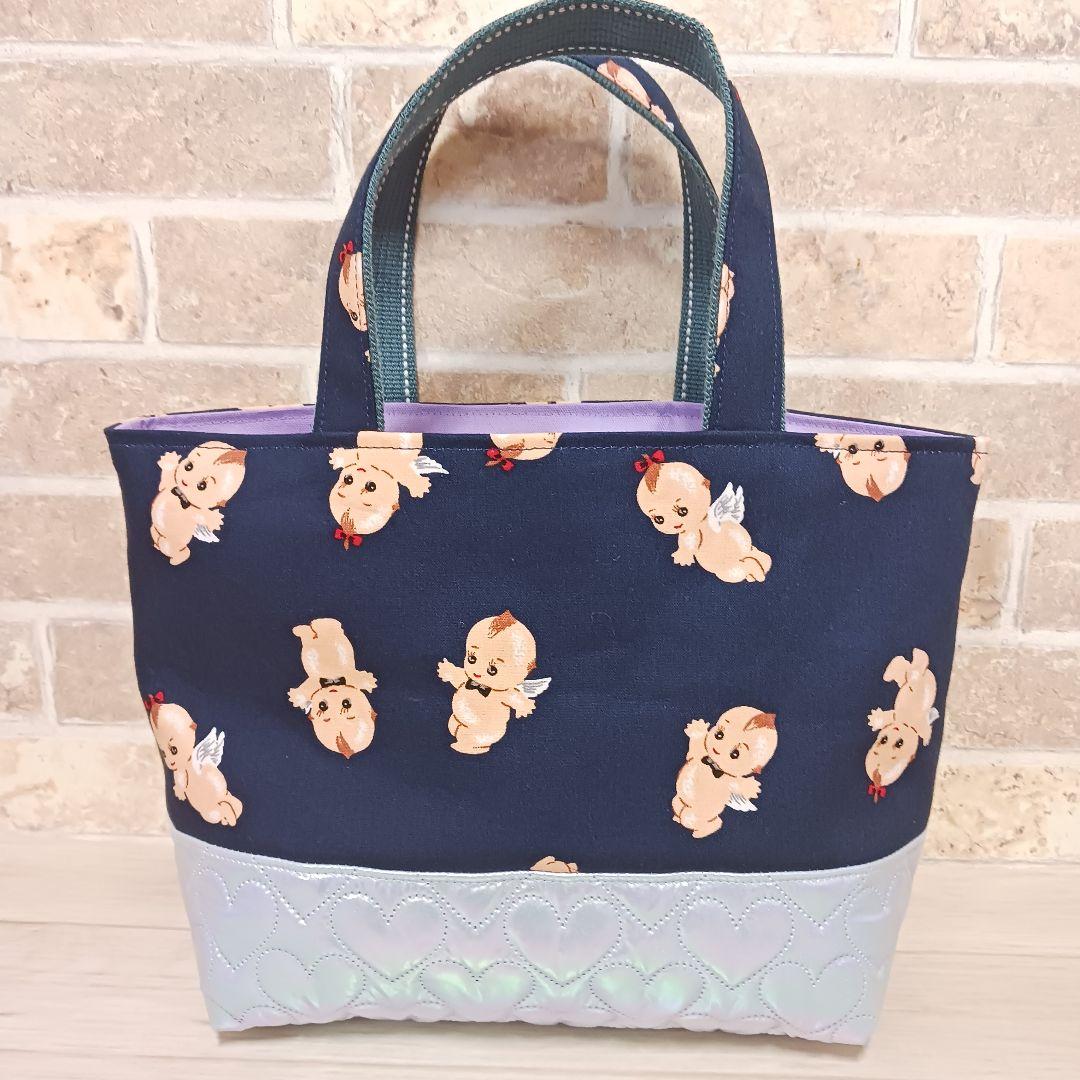 ハンドメイド•ショルダーバッグ•トートバッグ•エコバッグ•キューピーちゃん