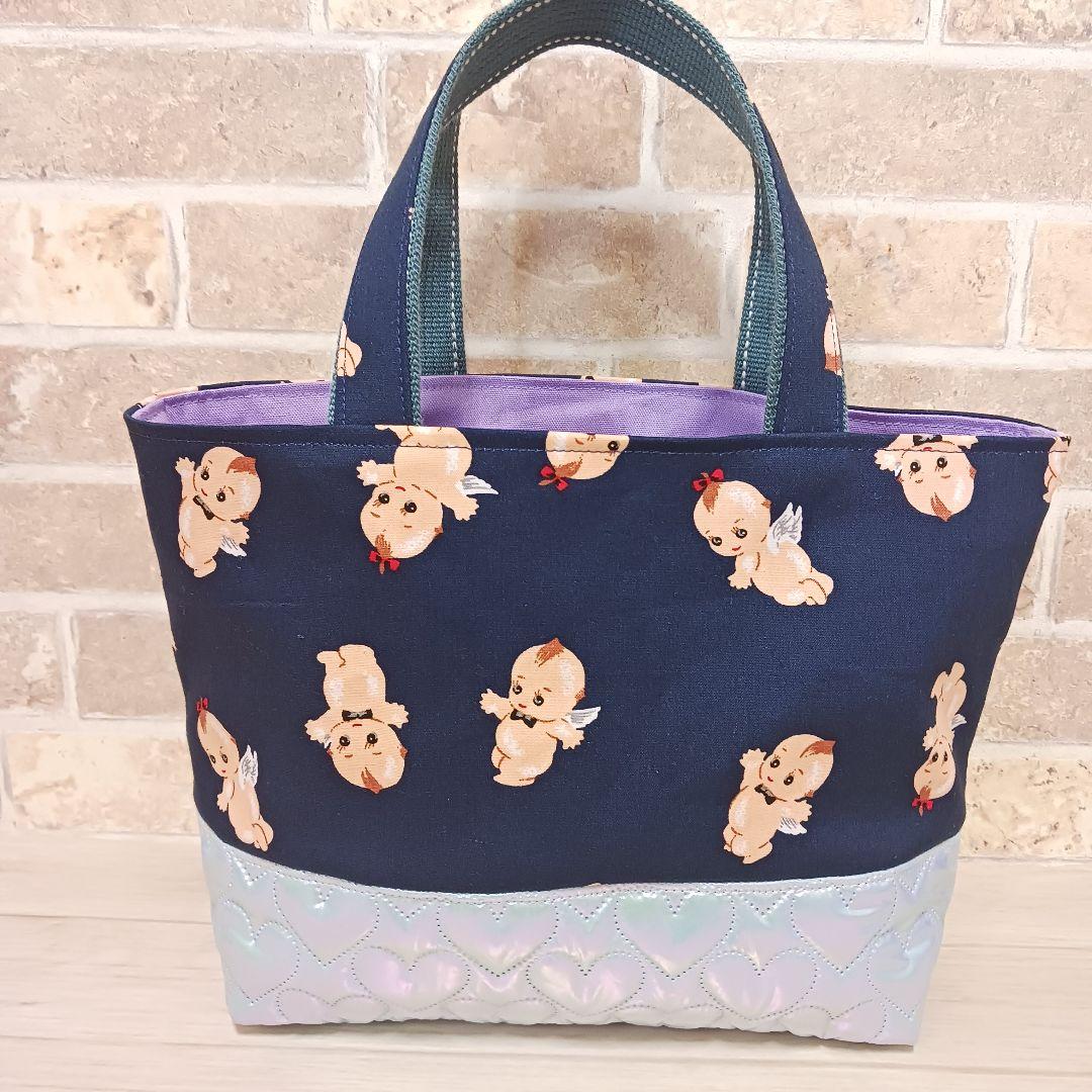 ハンドメイド•ショルダーバッグ•トートバッグ•エコバッグ•キューピーちゃん