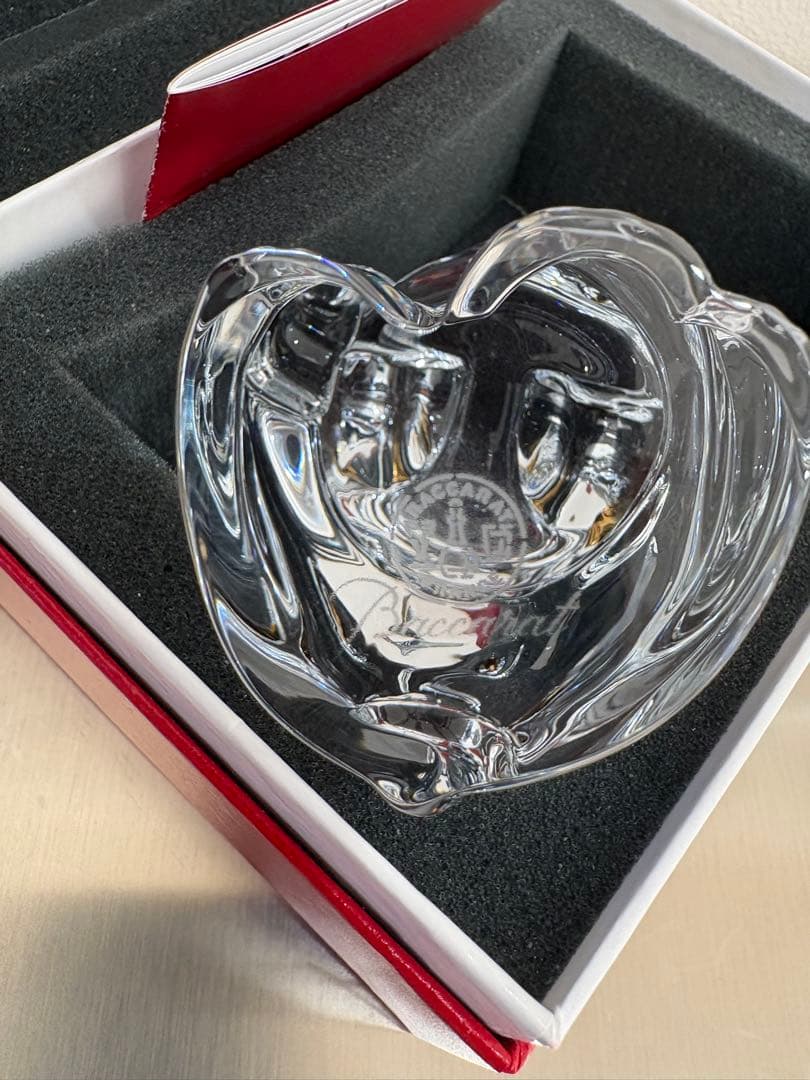 Baccarat バカラ 招き猫 クリア 箱付