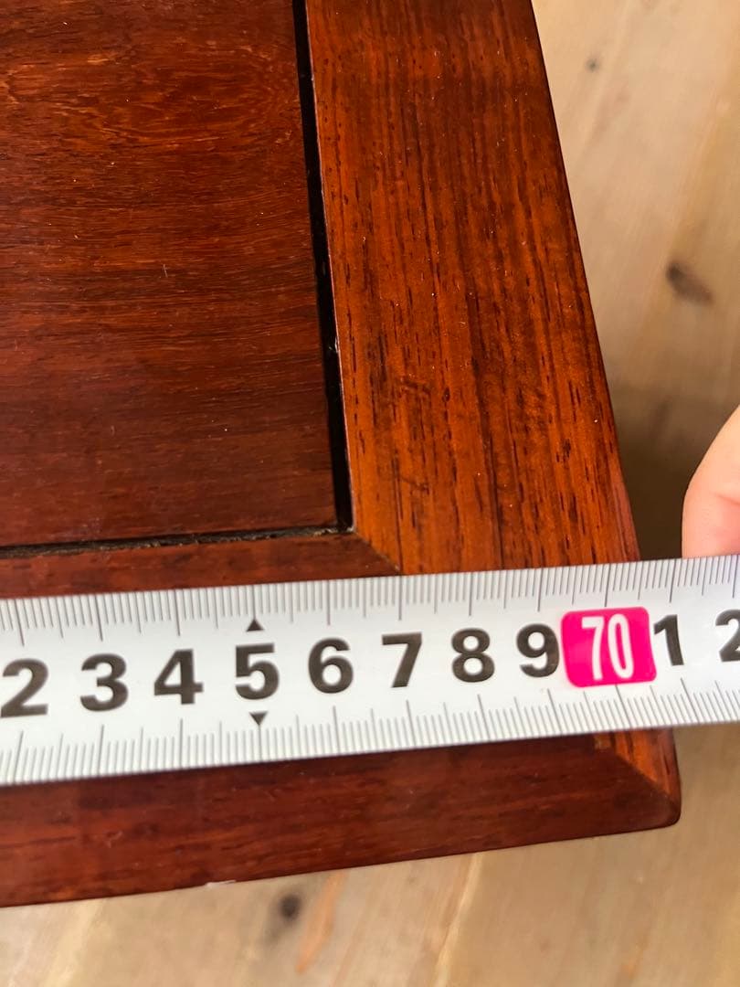 薬箪笥 唐木 紫檀 無垢材 薬棚 小物入れ 小箪笥 12引出し 昭和レトロ