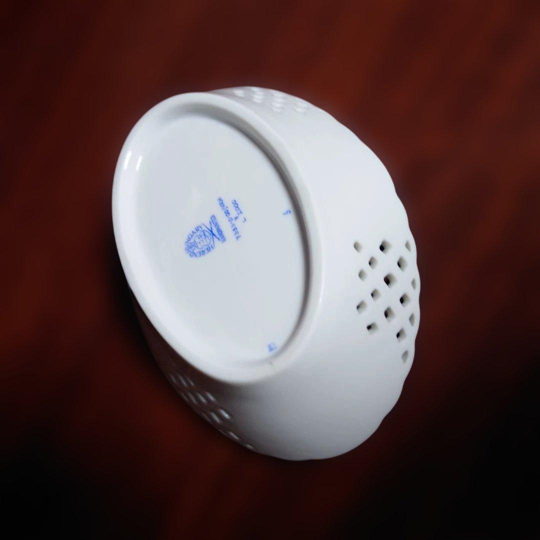 ヘレンド　ウィーンの薔薇　透かし彫りバスケット　１客