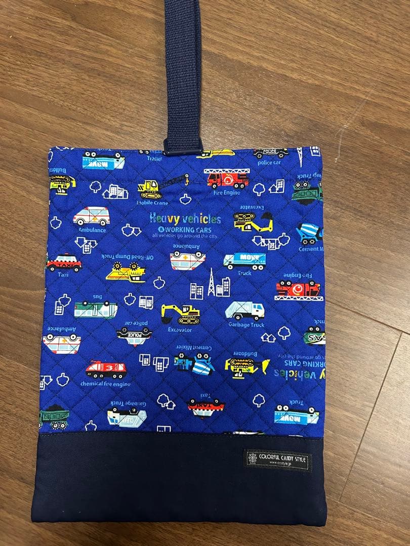 【新品未使用】カラフルキャンディスタイル 働く車 ロイヤルブルー