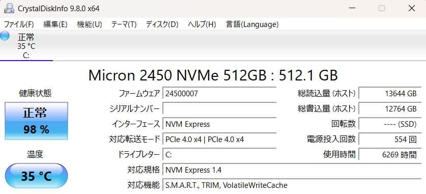 Dell Latitude 5531 i7-12800H 32GBメモリ