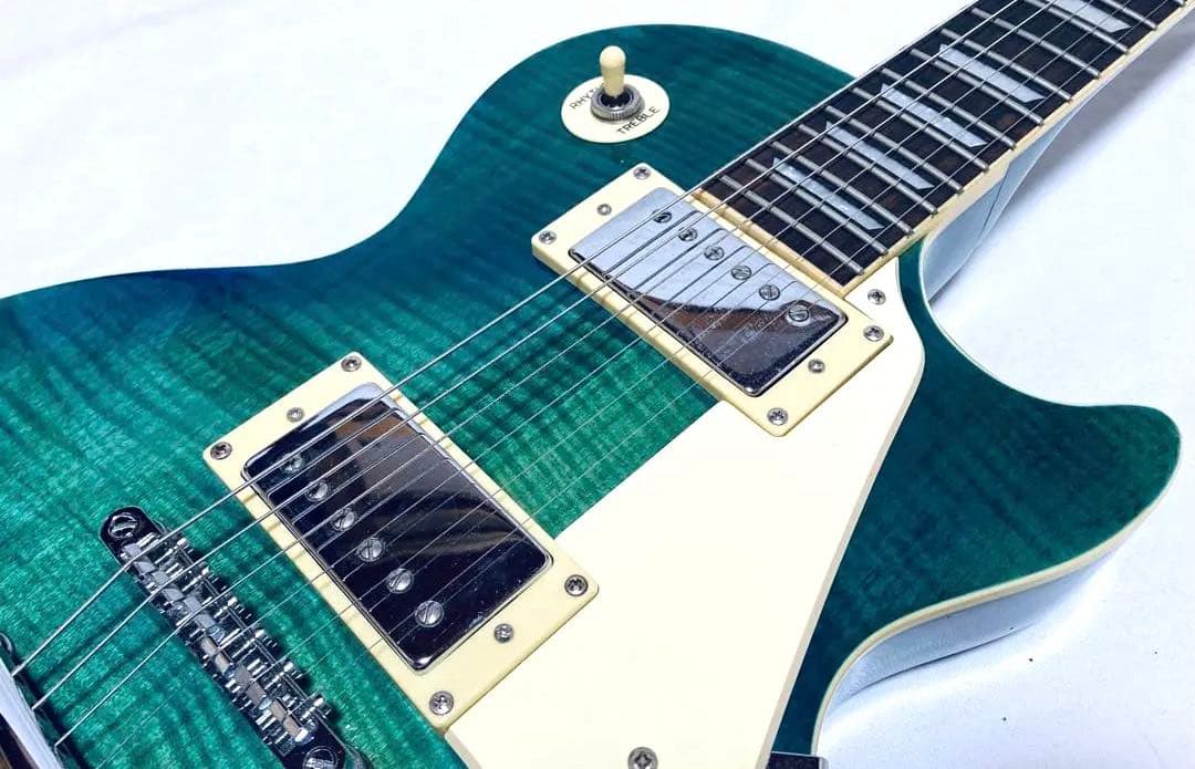 超希少 美品 Epiphone Les Paul Standard Green