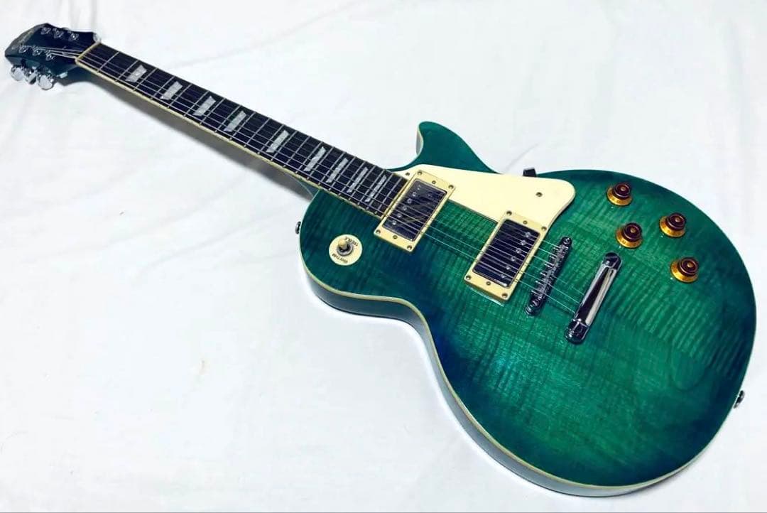 超希少 美品 Epiphone Les Paul Standard Green