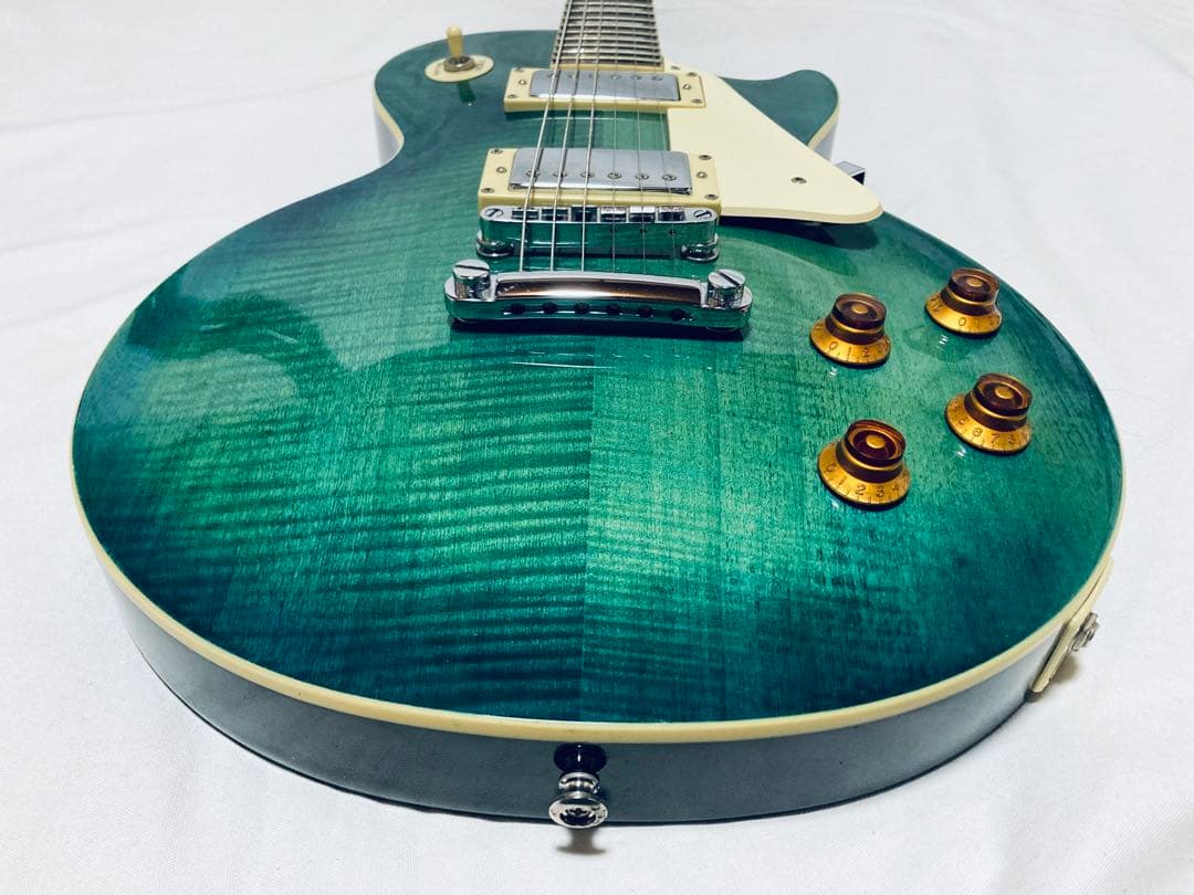 超希少 美品 Epiphone Les Paul Standard Green