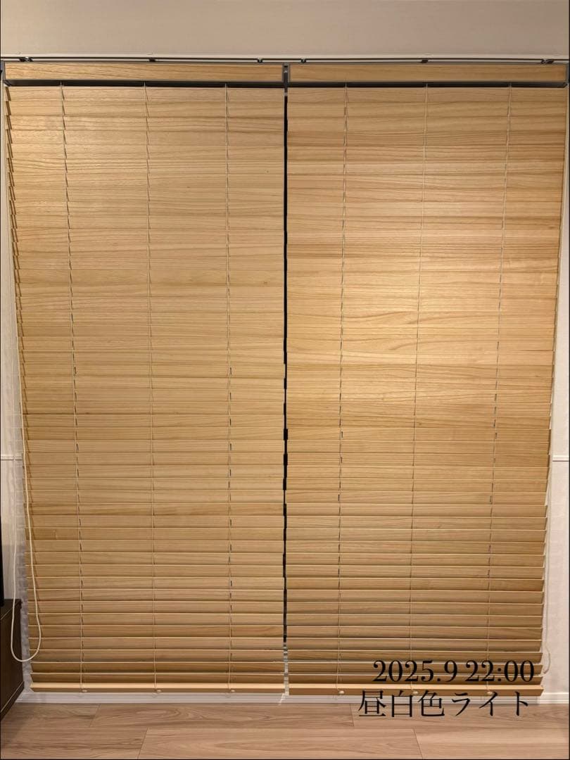 【新品未使用】Re: オーダー木製ブラインド2セット
