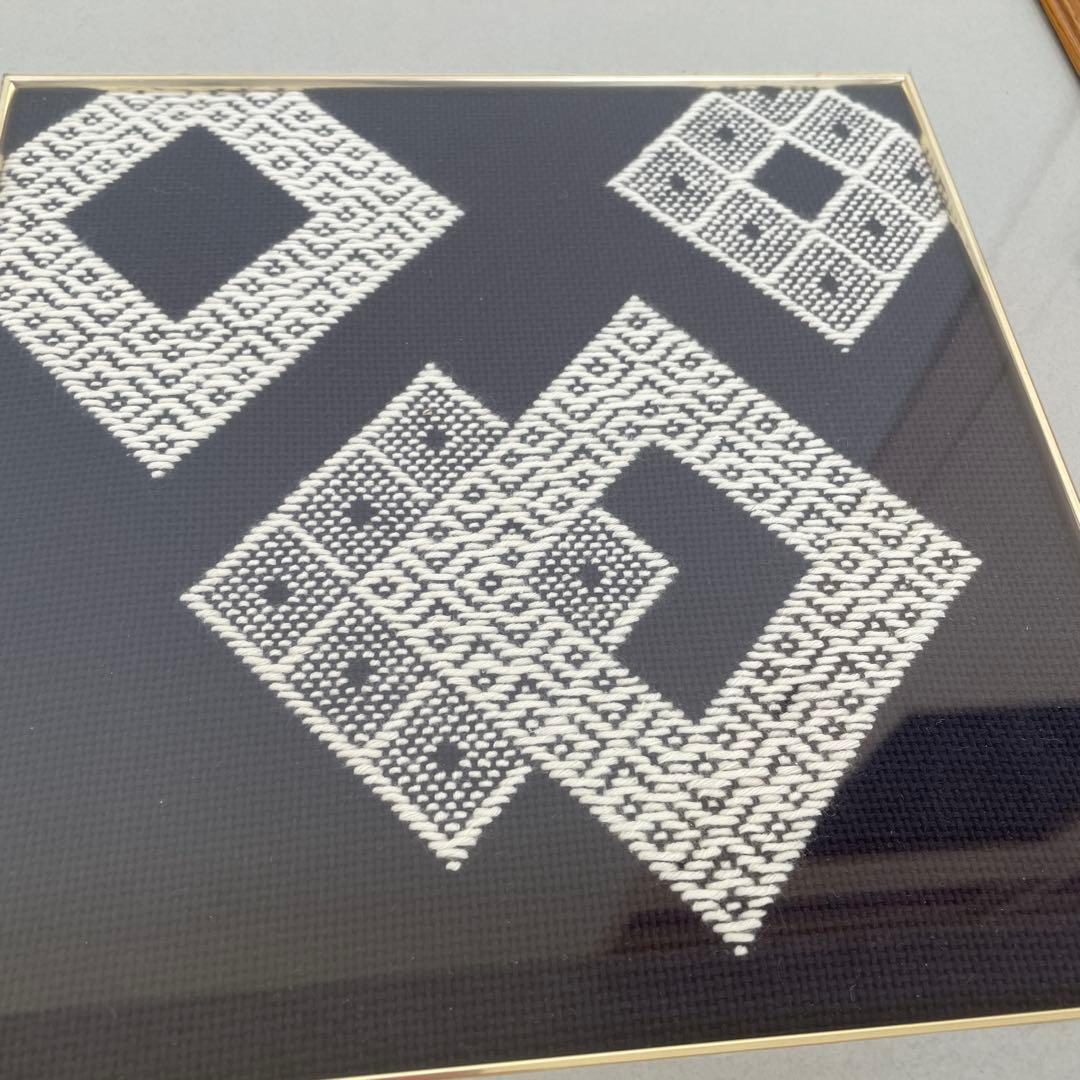 こぎん刺し　木村操作品　額