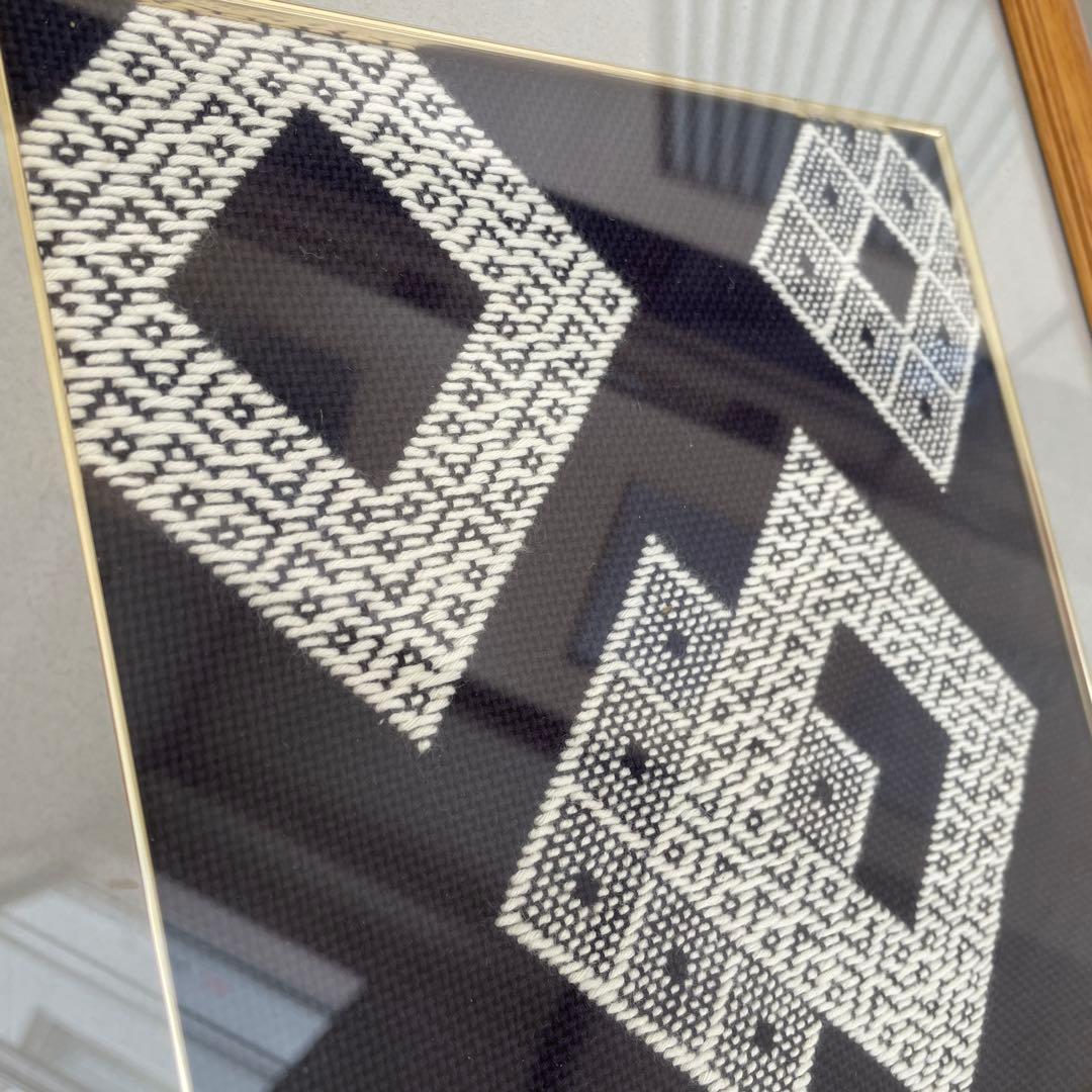 こぎん刺し　木村操作品　額