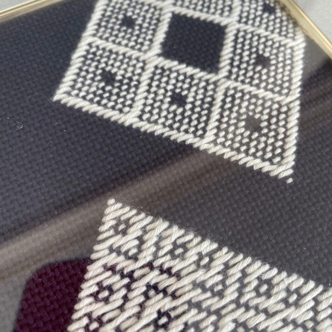 こぎん刺し　木村操作品　額