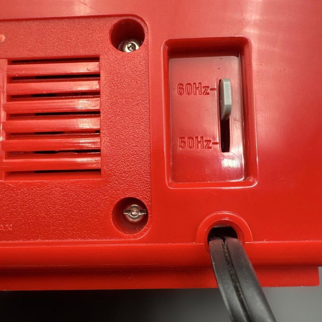 ★ 動きます 昭和レトロ SEIKO パタパタ時計 赤 ★