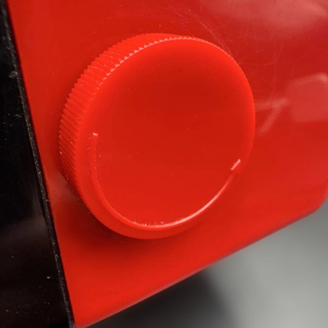 ★ 動きます 昭和レトロ SEIKO パタパタ時計 赤 ★