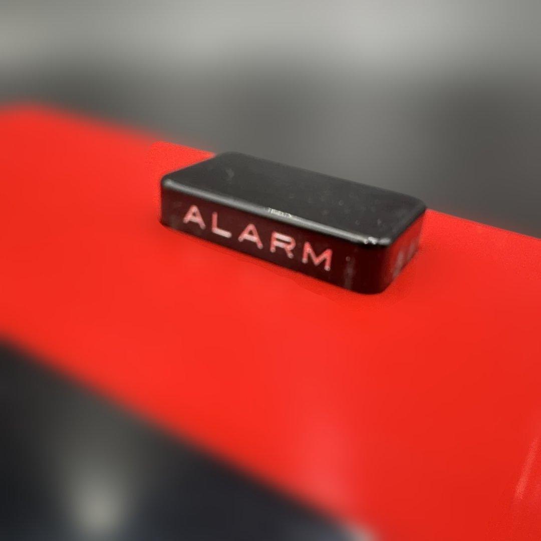 ★ 動きます 昭和レトロ SEIKO パタパタ時計 赤 ★