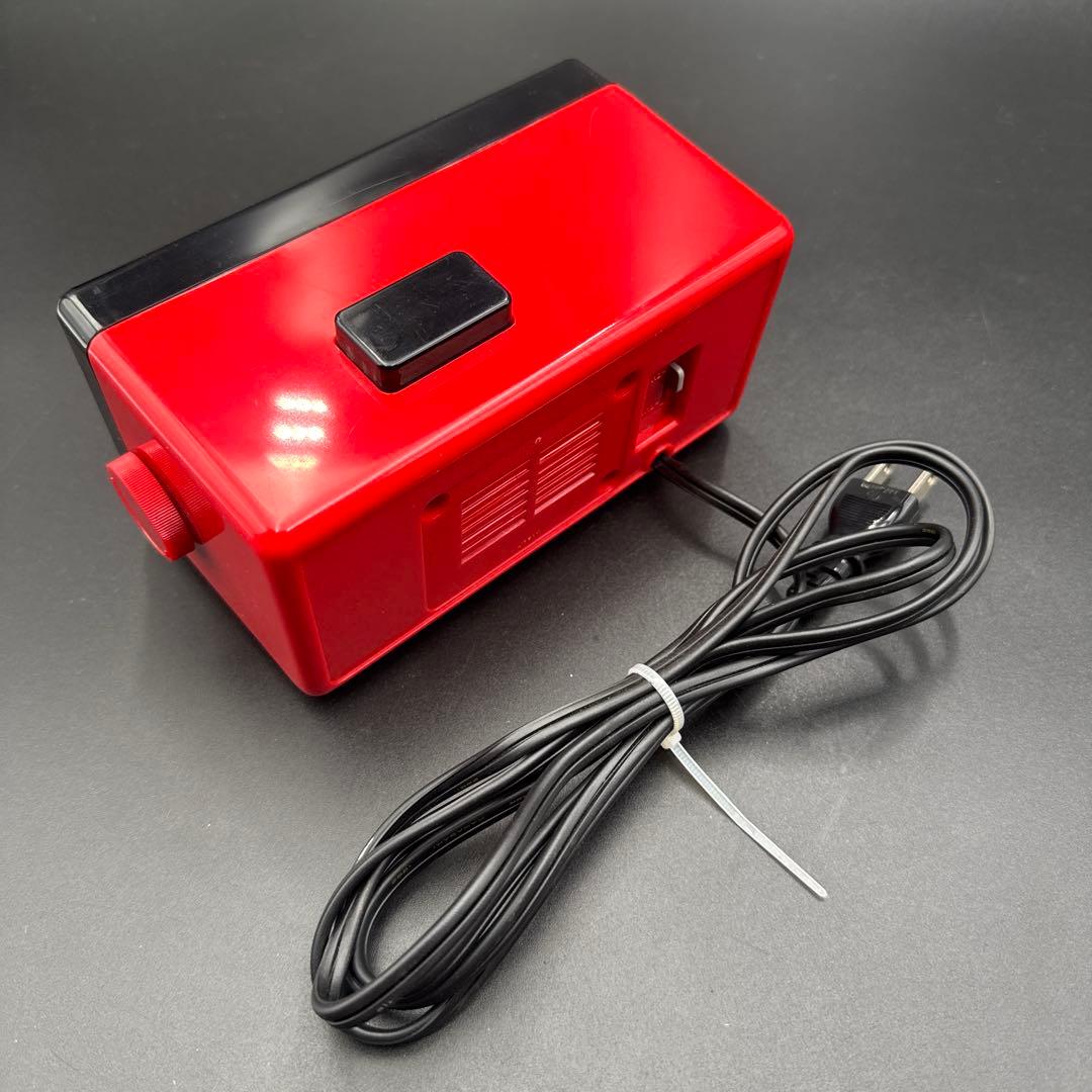 ★ 動きます 昭和レトロ SEIKO パタパタ時計 赤 ★