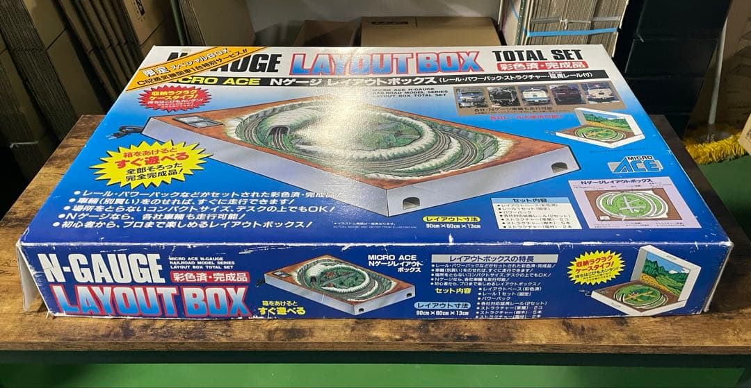 MICRO ACE Nゲージ レイアウトボックス 蒸気機関車 1台付き