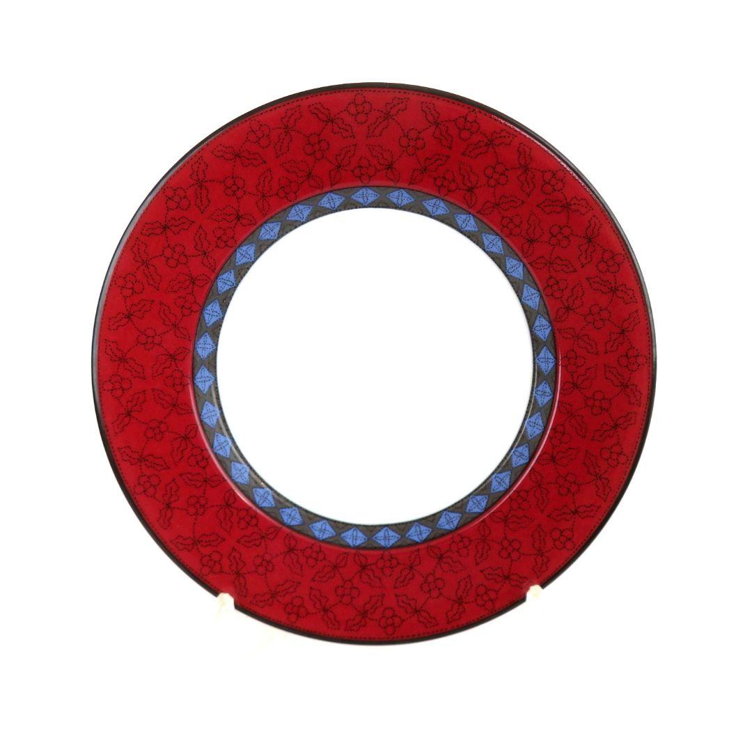 247 DANSK ダンスク ルビー フラワーズ リムプレート 19㎝ 5点