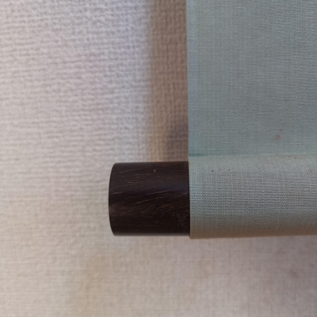 絹本 西脇雲渓画 肉筆 真作  「樹下渓流のあゆの図」194x51cm