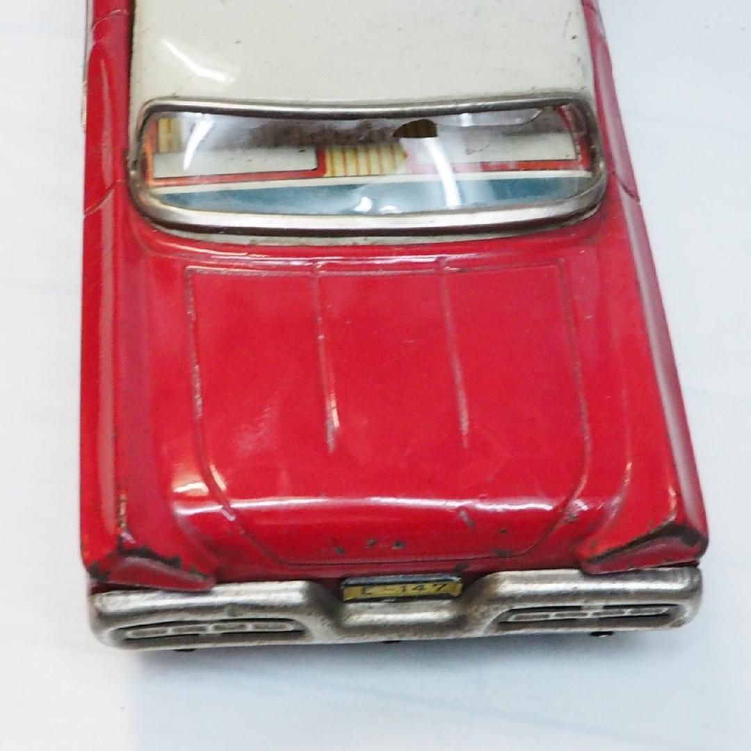 米澤【 マーキュリー モントクリア赤ワイパー連動】tinブリキtoy car箱無