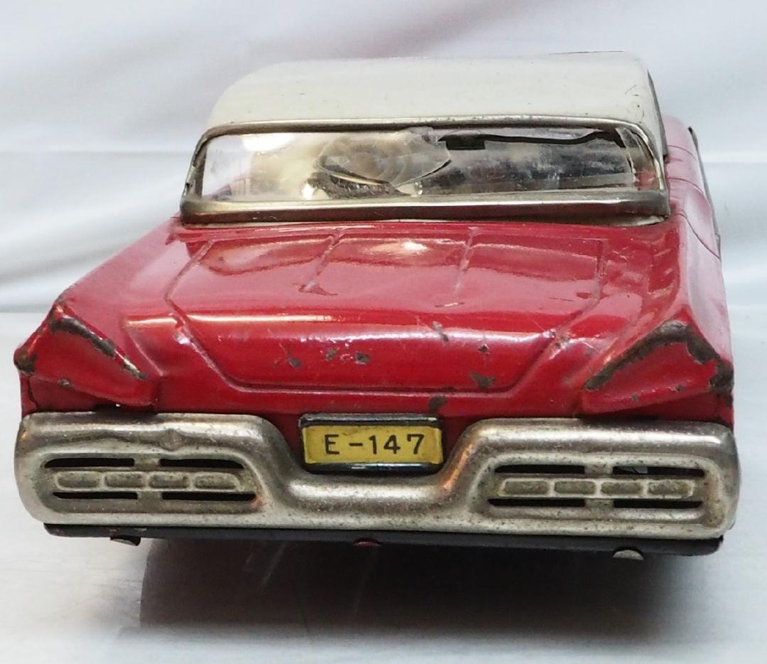 米澤【 マーキュリー モントクリア赤ワイパー連動】tinブリキtoy car箱無
