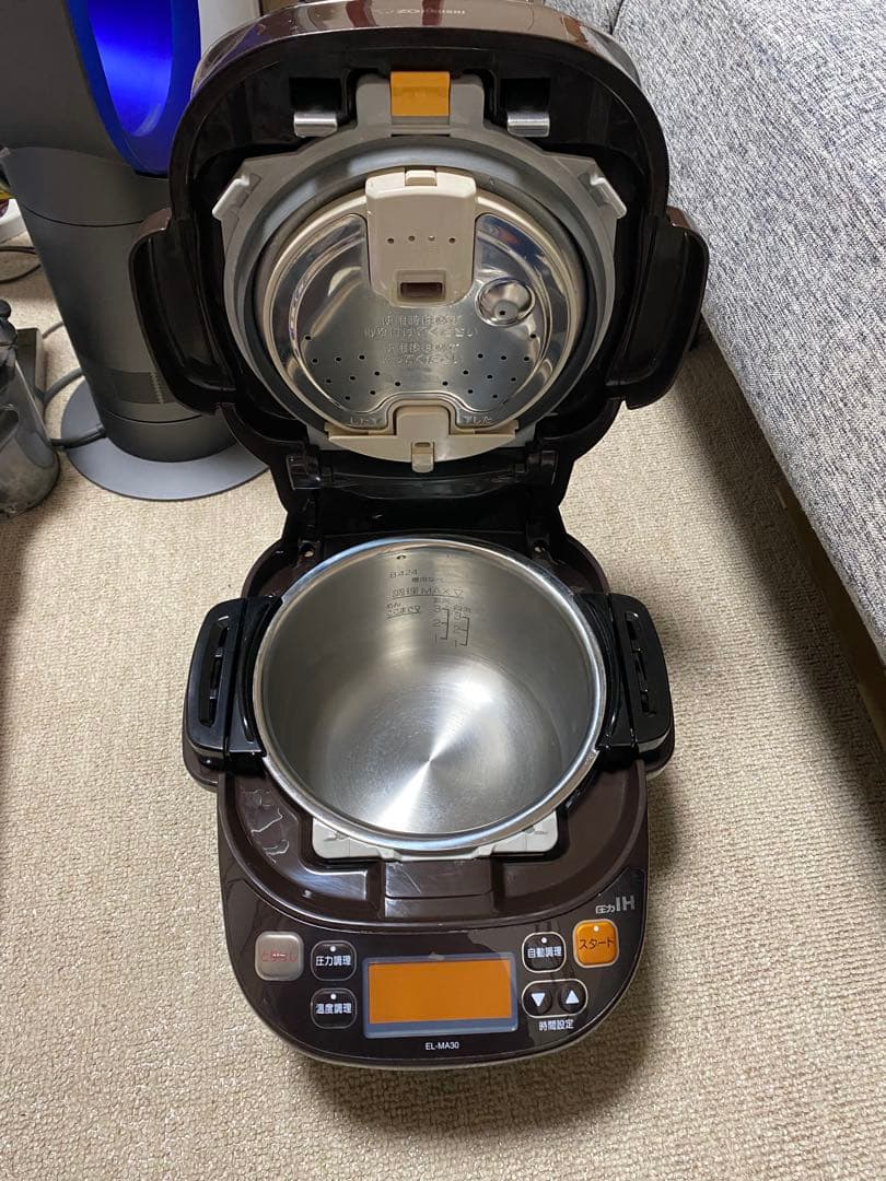 【動作確認済】象印 圧力IHなべ EL-MA30 ブラウン 煮込み料理に最適